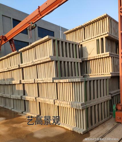 广东仿木护栏厂家生产基地实拍图,混凝土仿木栏杆制作流程秒懂工艺